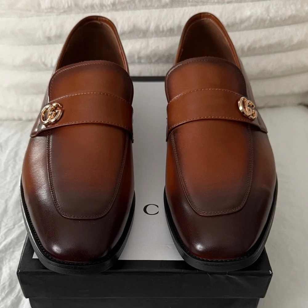 Gucci Men's Rich Brown Slip-Ons. Amazing Quality!!! Men’s size 12! - Picture 3 of 6